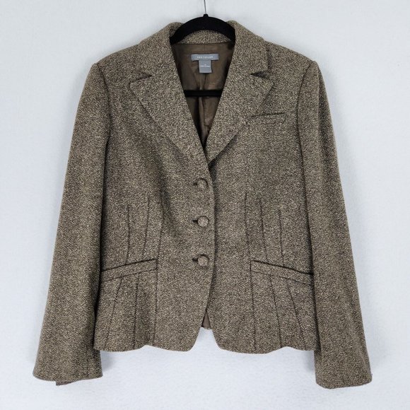 Ann Taylor Jackets & Blazers - Ann Taylor Brown Tweed Blazer